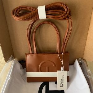 Telfar Small Tan Shopping Bag